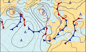 figure des fronts meteo