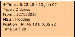 VHF Message 1
